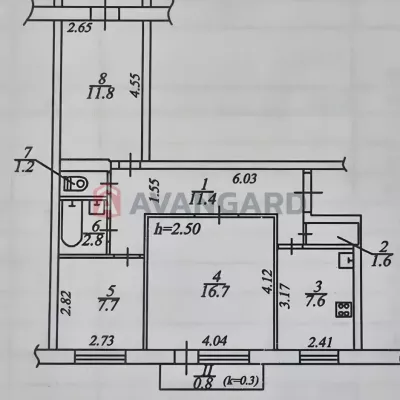 Купити квартиру - Дніпро, Космонавтів вул.. Продаж нерухомості - Самарський, вторинний ринок і новобуд недорого, ціна до 32573$, оголошення №2006895 фото 3